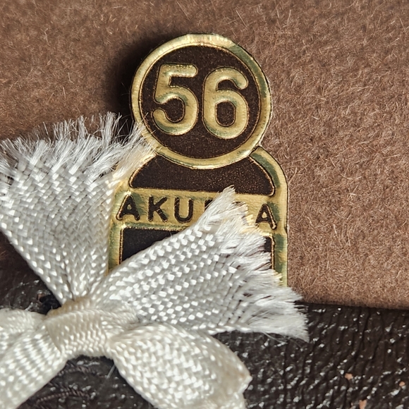 AKUBRA Drover Cowboy Hat Size 56 Brown Pure Rabbit Fur Felt Australian Western - Picture 4 of 13